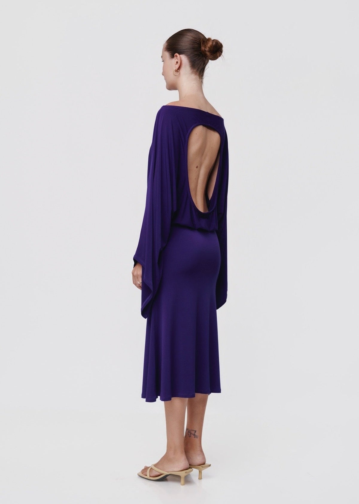 Draped Multiway Dress Purple
